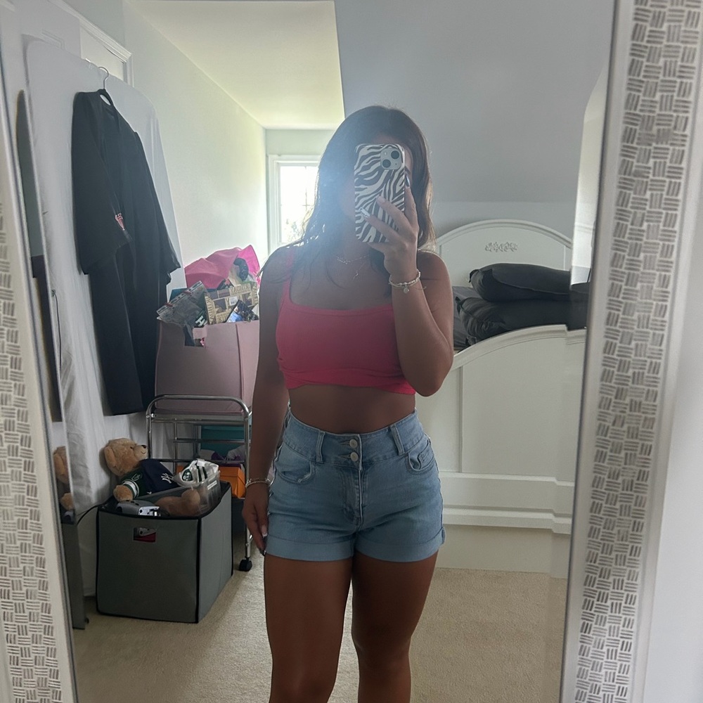 Forever 21 Double Button High Waisted Shorts Size 24